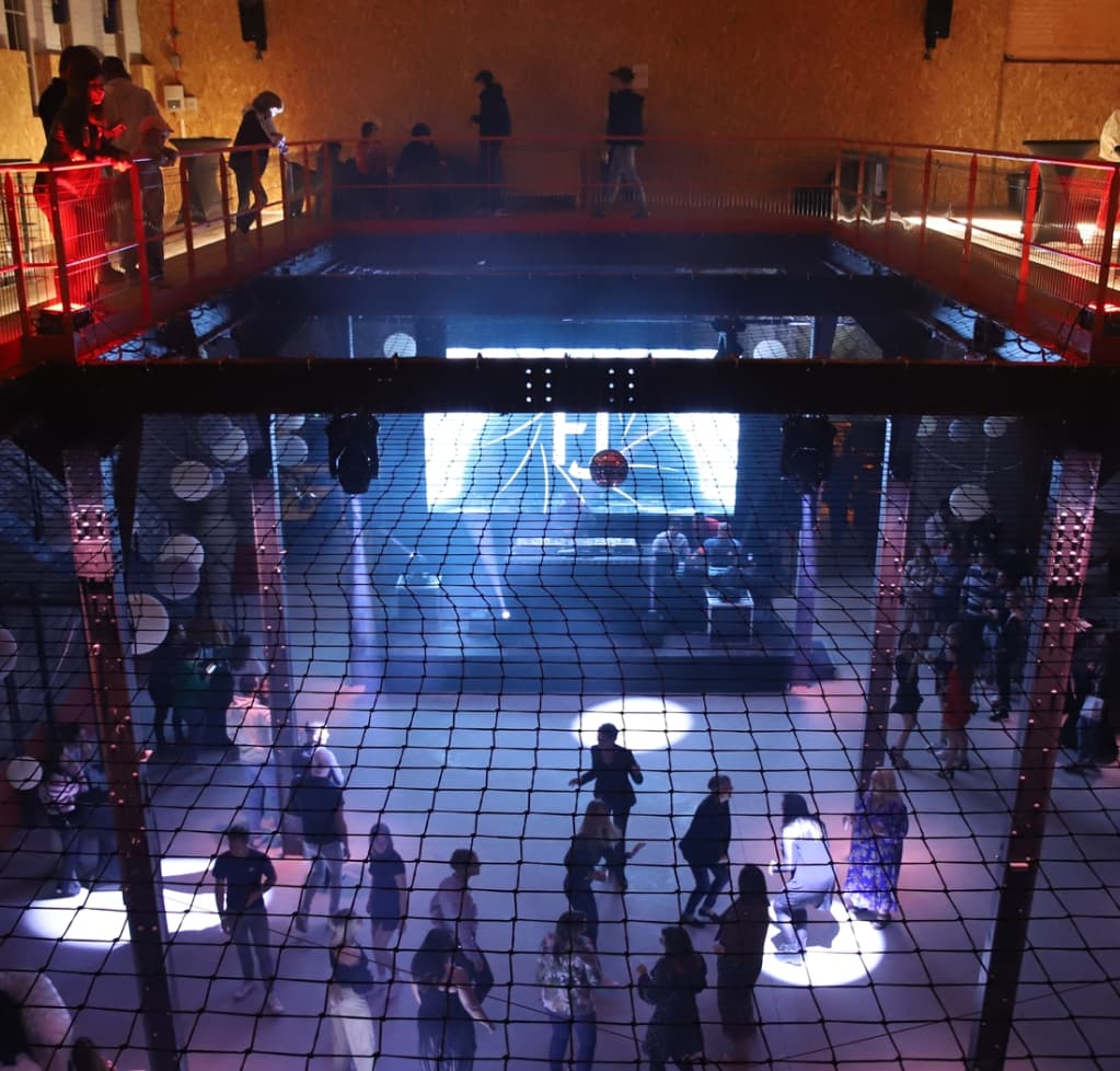 La salle de réception après les travaux