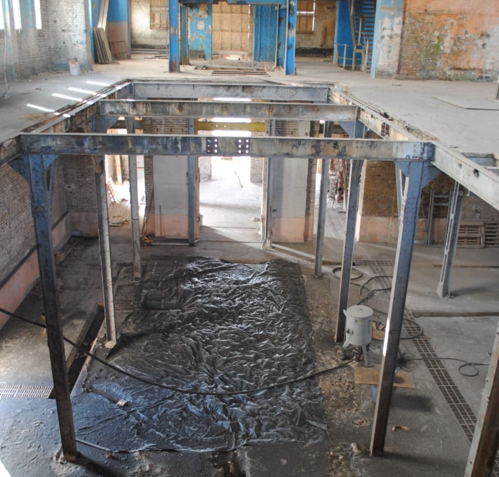 La salle de réception avant les travaux